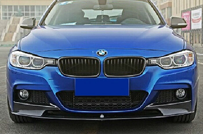 P Style REAL CARBON FIBER FRONT LIP SPOILER for BMW F30 3-SERIES M-TECH M Sport
