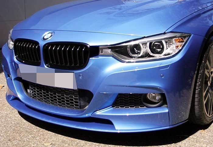 UNPAINT FIBER GLASS P Style FRONT LIP SPOILER FOR BMW F30 3-SERIES M-TECH MSPORT