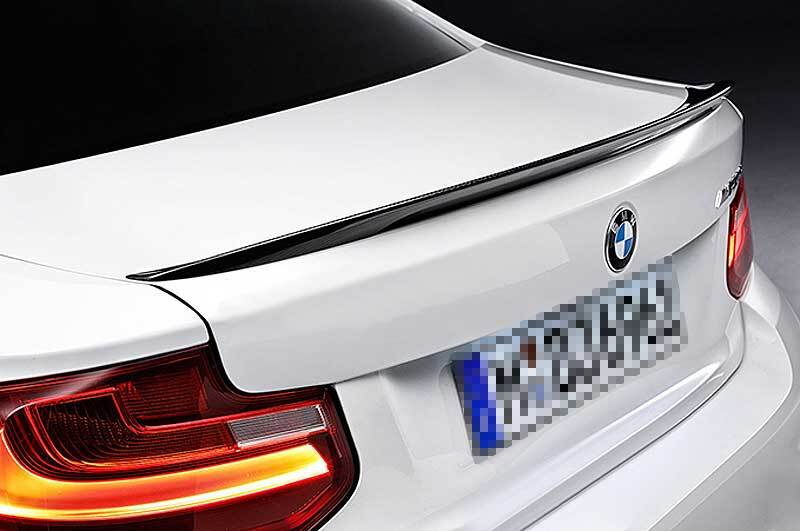 P STYLE REAL CARBON FIBER TRUNK LID SPOILER  FOR BMW F22 2-SERIES 2014UP b151