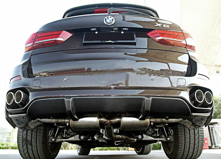 Unpaint Fiber Glass Rear Lip Diffuser For BMW F15 X5 M-Tech M-Sport 14-18