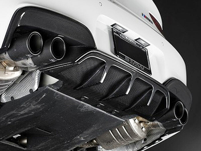 Real Carbon Fiber Rear lip Diffuser For BMW 6-Series F06 F12 F13 M6 2012-2018