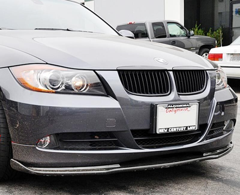 UNPAINT Fiber Glass Primer Front Lip Spoiler For BMW E90 328 3-Series 4d 05-2008