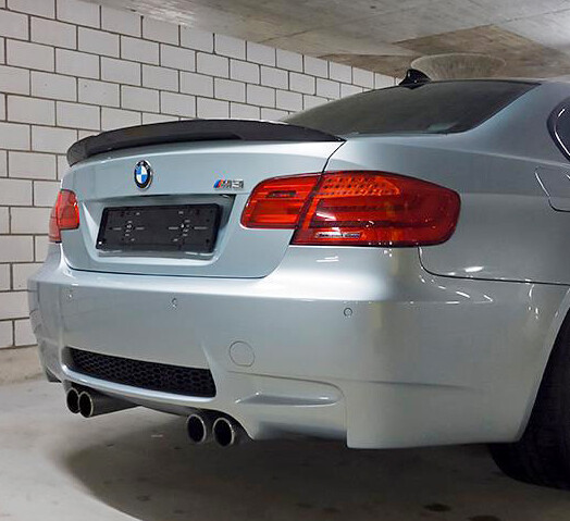 UNPAINTED FRP PRIMER High Kick Trunk lip Spoiler For BMW 3-Series E92 2Dr 07-13