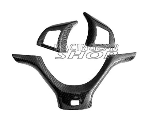 Carbon Fiber Steering Wheel Trim Cover 3pcs for BMW E70 X5 M sport 2007-2012