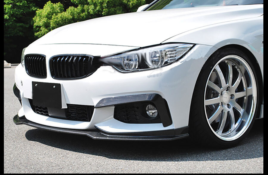 Unpaint FRP Front Lip Spoiler For BMW F32 F33 F36 M-Sport M-tech 2014-19