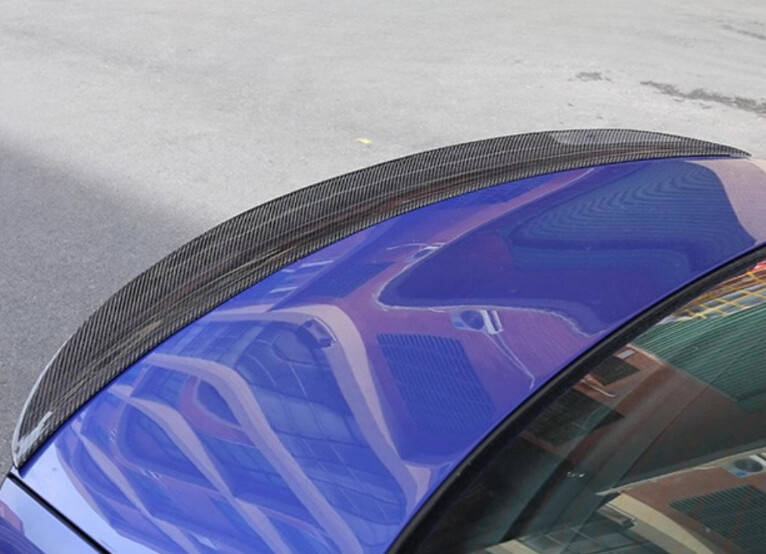 P STYLE REAL CARBON FIBER TRUNK LID SPOILER FOR BMW F22 2-SERIES 2014UP