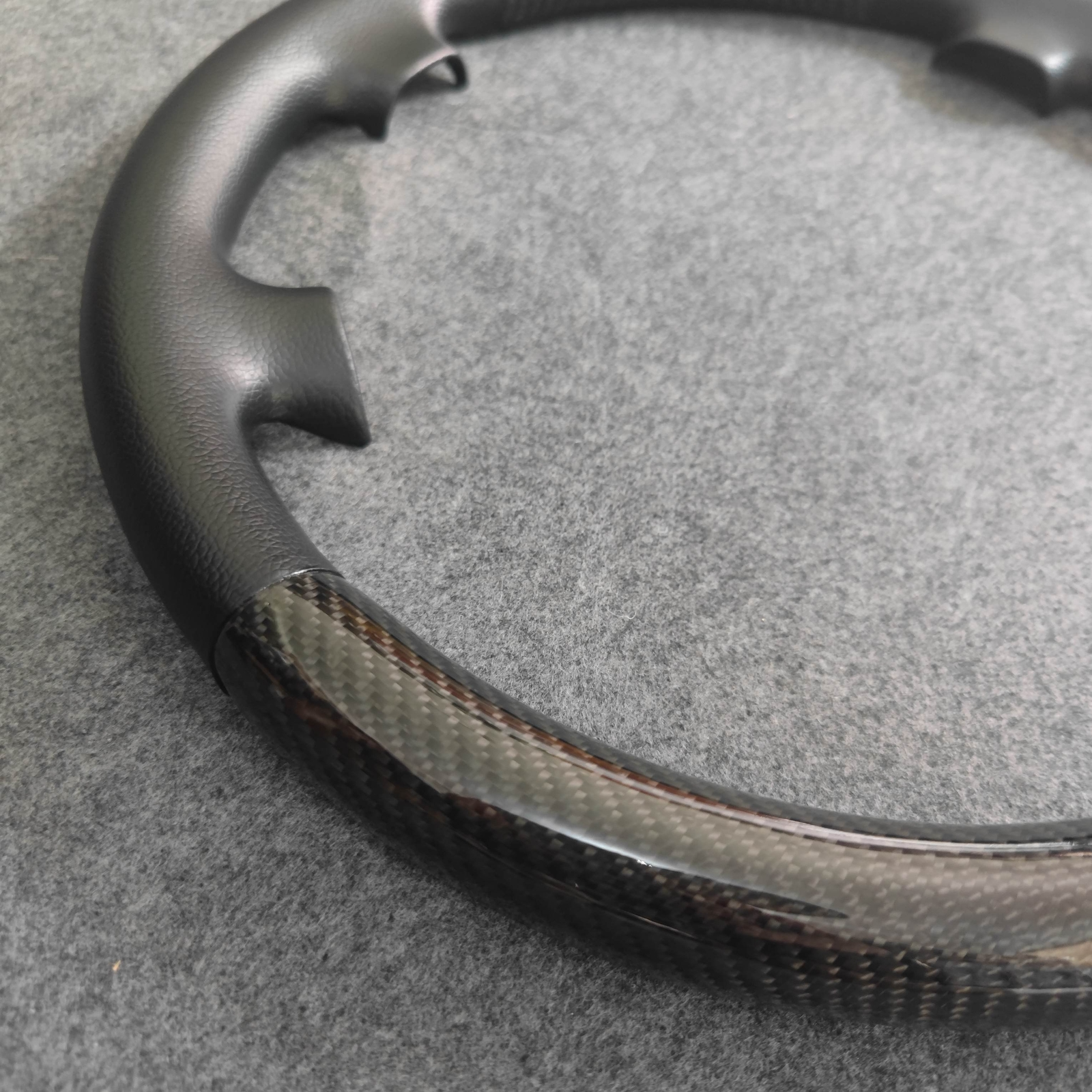Carbon fiber with genuine leather steering wheel cover for TOYOTA corolla 2001UP