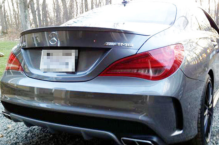 Unpaint FRP Primer Trunk Spoiler for BENZ C117 W117 CLA200 CLA180 CLA25 14-18