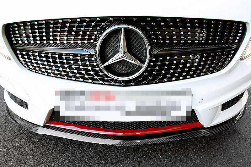 OStyle Real Carbon Fiber Front Spoiler For MERCEDES BENZ W176 A-CLASS AMG BUMPER