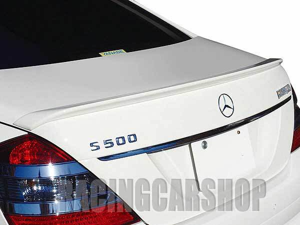 UNPAINTED Fiber Glass primer TRUNK SPOILER FOR MERCEDES BENZ W221 S-CLASS 07-12