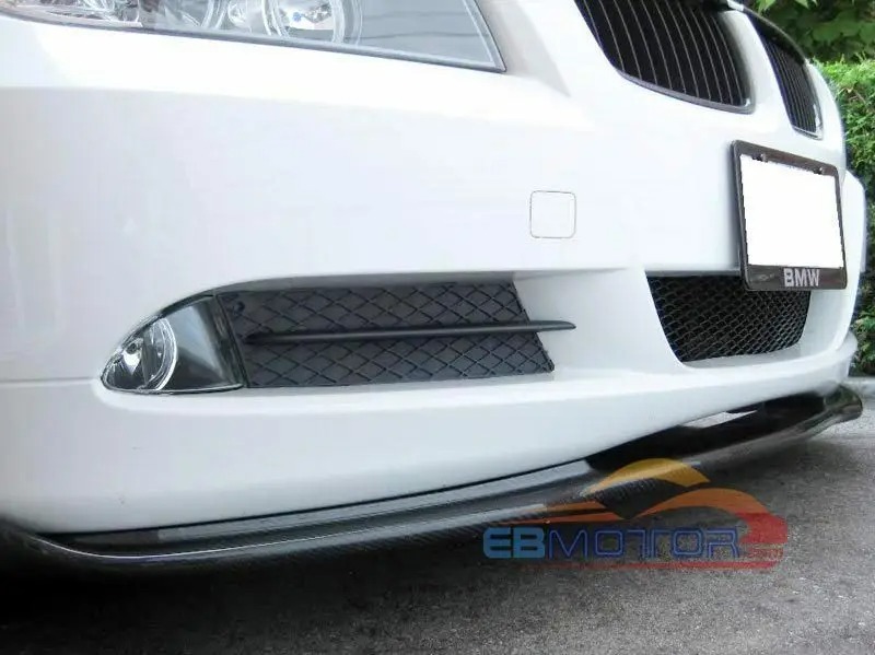 Carbon Fiber  Front Lip Spoiler For BMW E90 325 328 3-Series 05-08 b190