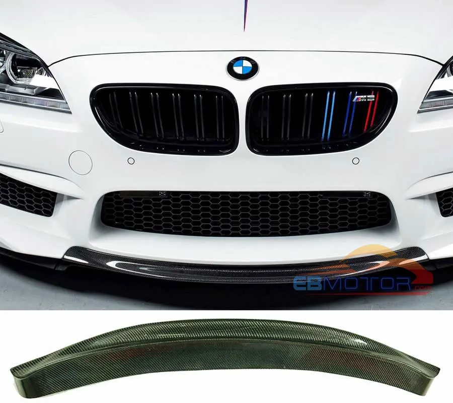 Real Carbon Fiber Front Lip Spoiler For BMW 6-Series F12 F13 F06 M6 Model 2013UP B245