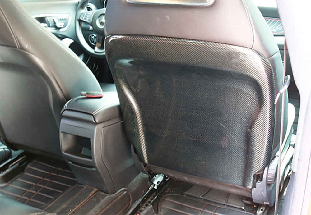 Real Carbon fiber Seat Covers Shells 2Pc for Benz A CLA GLA CLASS W176 W117 X156