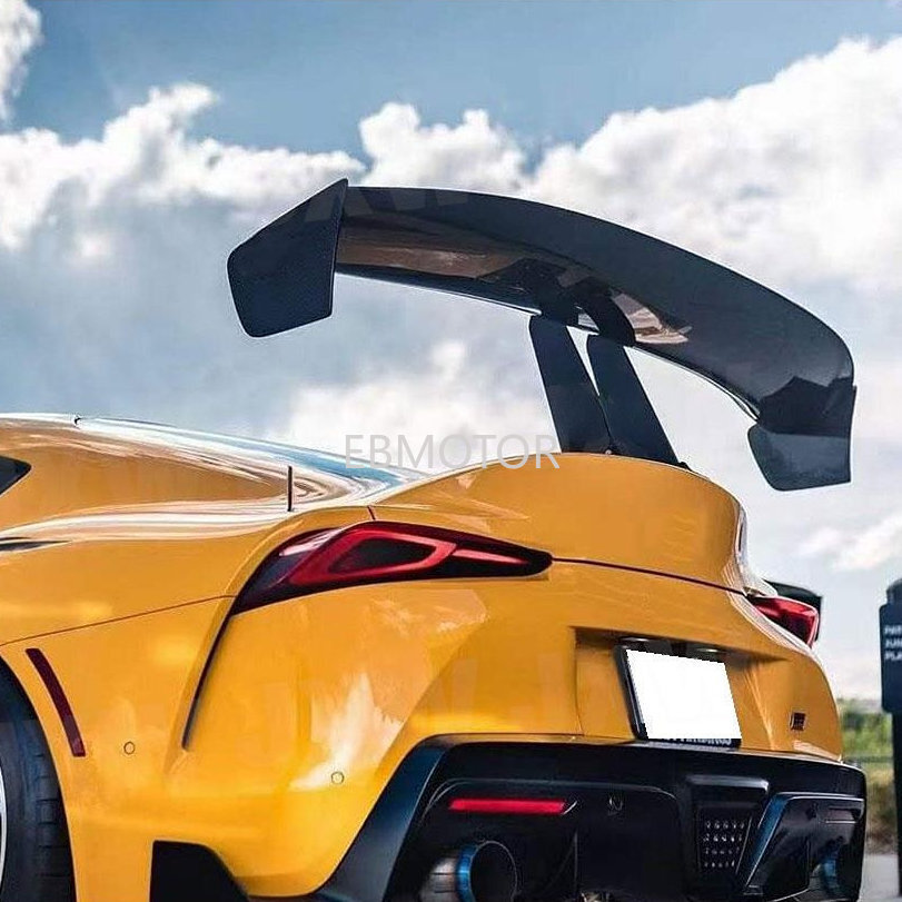 GT Real Carbon Fiber Rear Trunk Spoiler Wing For Toyota Supra A90 A91 MK5 20-23