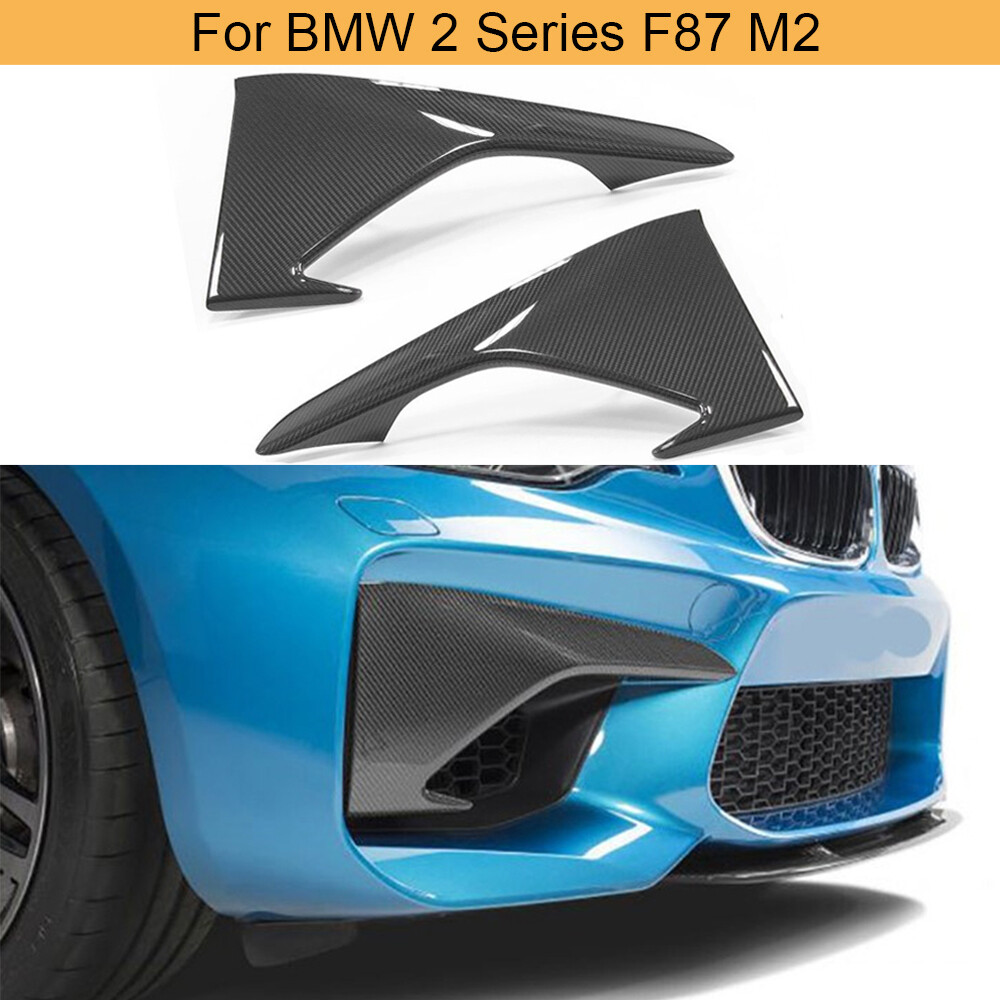 Real Carbon Fiber Front lip Splitter Spoiler for  BMW F87 M2 Coupe 2014-2018