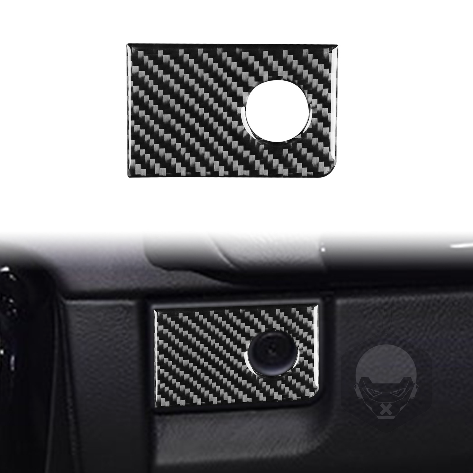 Real Carbon Fiber Glove Storage Box Switch Cover For Benz G-Class G63 W463 13-18