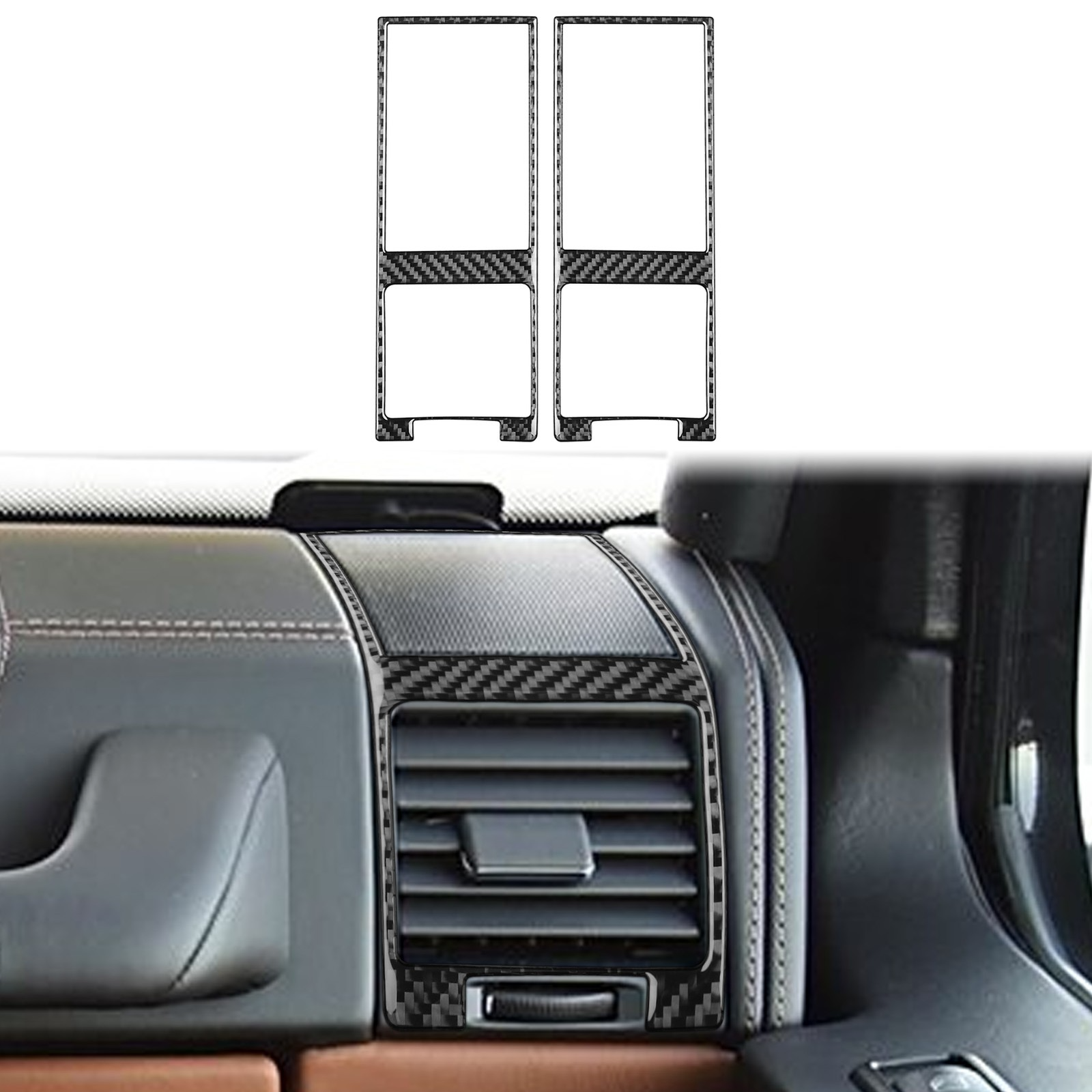 Carbon Fiber Side Air Vent Outlet Cover Trim For Mercedes-Benz G-class W463 G63