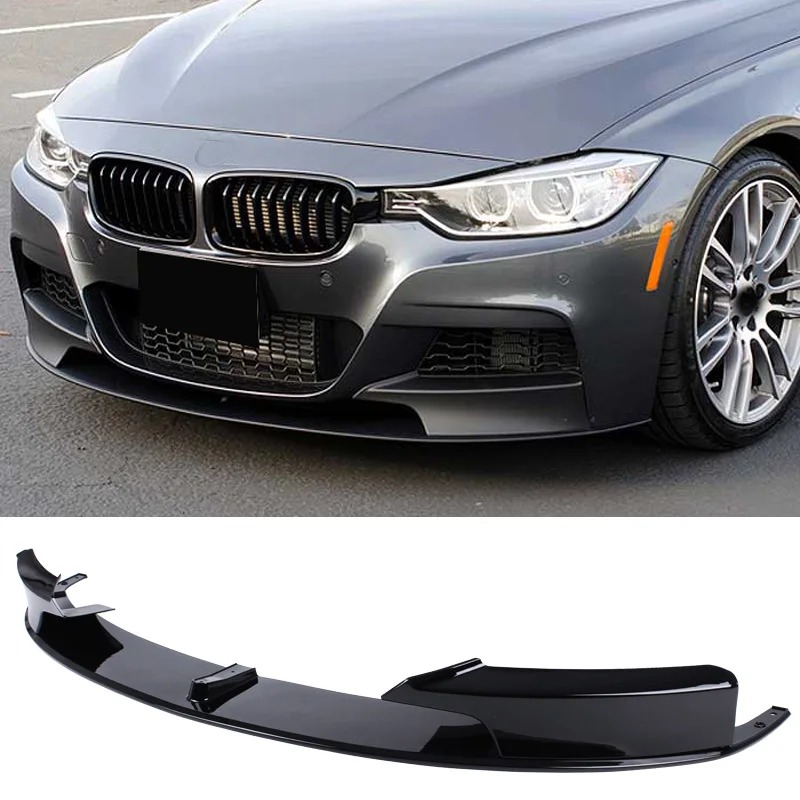 M-P Style PP material Bumper Front Lip Spoiler For BMW 3 Series F30 320 330